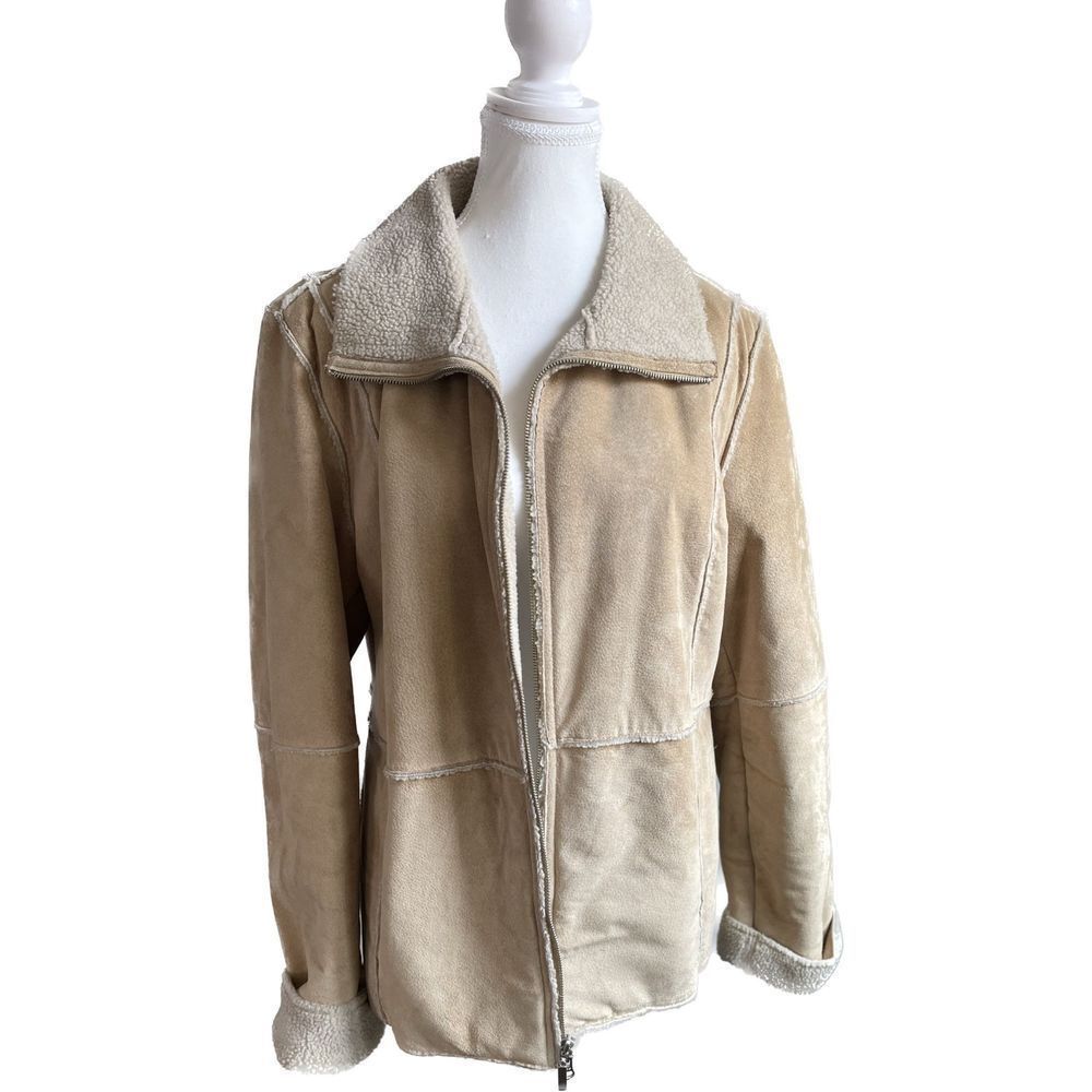 Vintage Penny lane Sherpa leather jacket‎